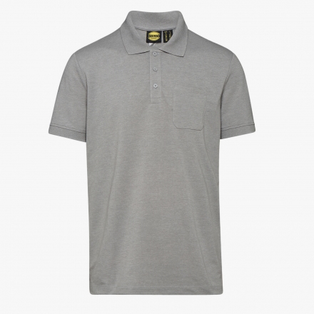 TRICOU POLO PREMIUM DIADORA MC INDUSTRY GRI DESCHIS - M